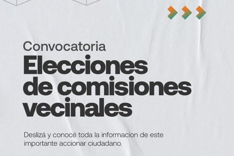 Convocatoria a elecciones de Comisiones Vecinales 2025