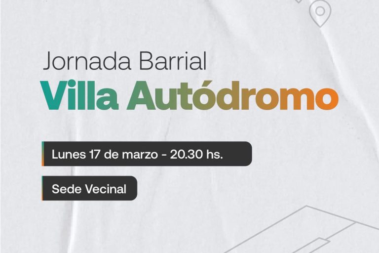 Jornada Barrial: Villa Autódromo