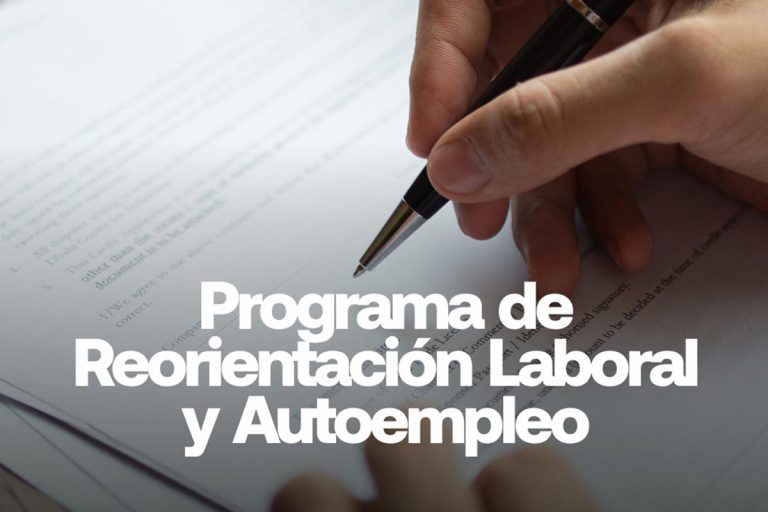 Inscripciones abiertas para el Programa de Reorientación Laboral y Autoempleo