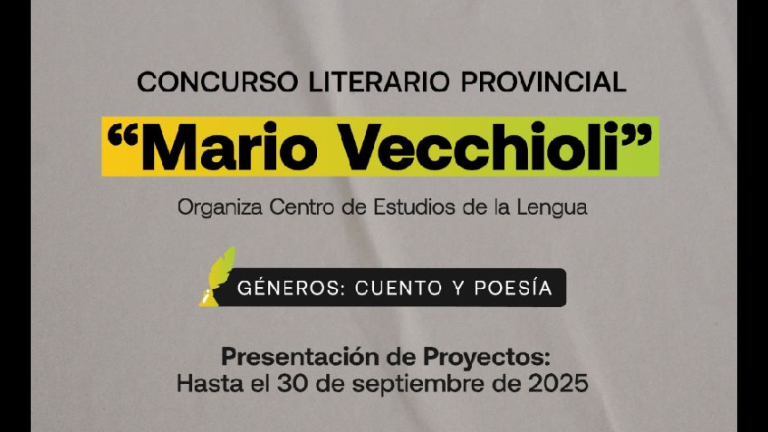 Concurso Literario Provincial «Mario Vecchioli»