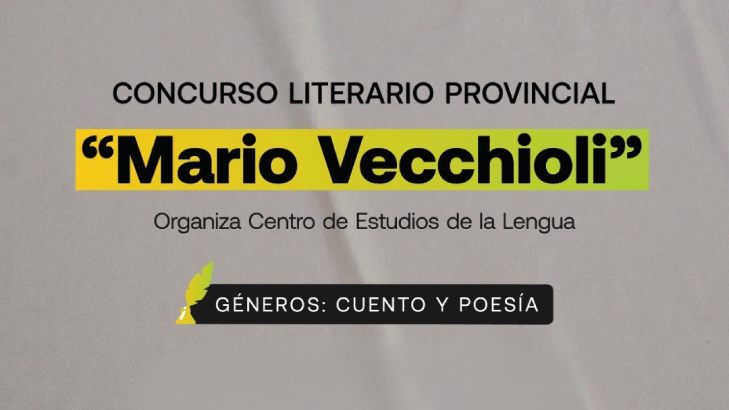 Ganadores en el Certamen Literario Provincial “Mario Vecchioli” edición 2025